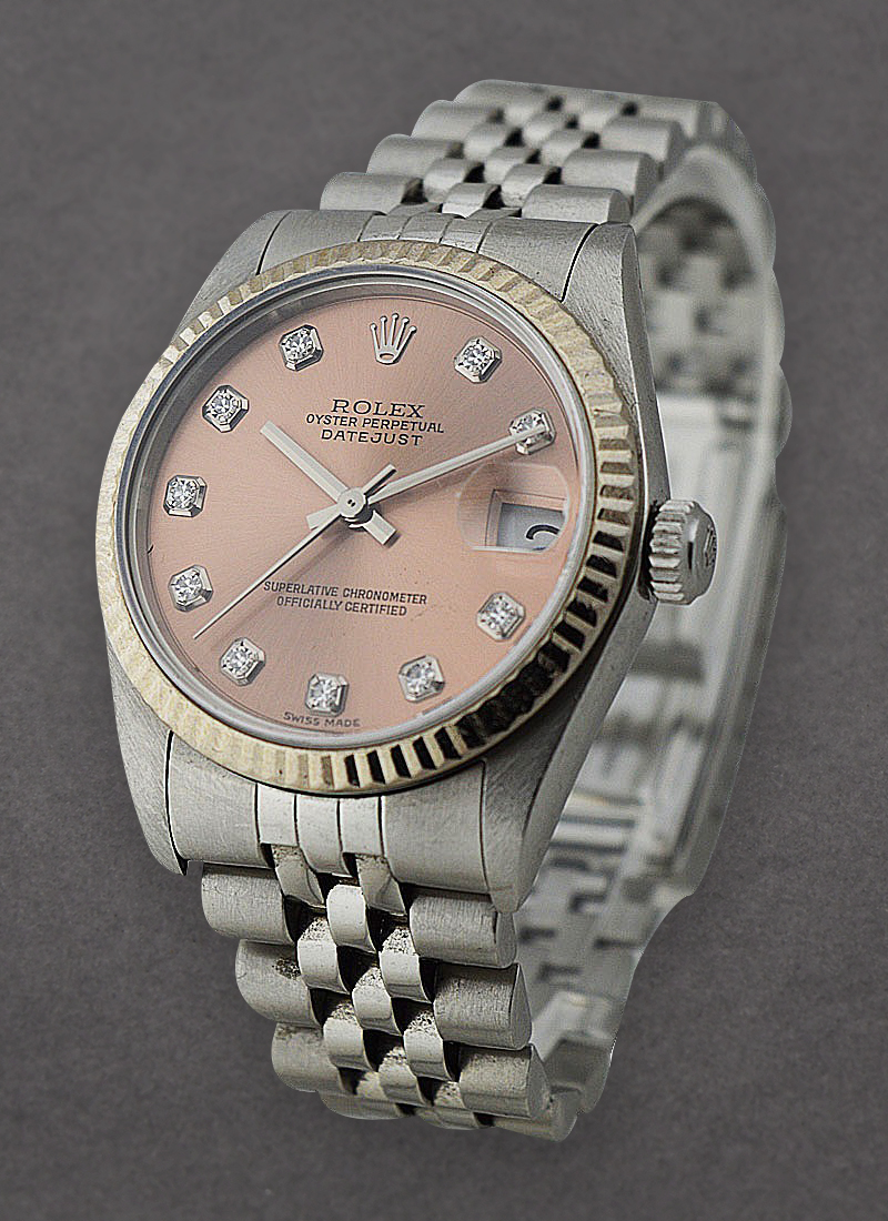 Pre-Owned Rolex Mid Size - Datejust - Fluted Bezel