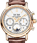 Perpetual Ref 5204R-001 Calendar in Rose Gold on Brown Alligator Leather Strap with Opaline Dial