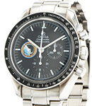 Speedmaster Professional Missions Apollo 12 Mens 42mm Manual in Steel on Steel Bracelet with Black Dial