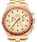 Speedmaster Moonwatch Apollo XI 1969 - 50th Anniversary On Yellow Gold Bracelet with Gold Dial