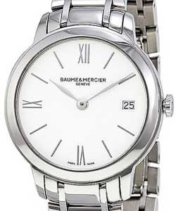Classima 31mm in Steel Steel on Bracelet with White Dial