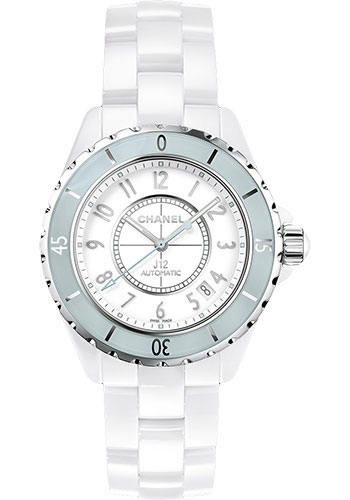 Chanel J12 Soft Mint in White Ceramic & Stainless Steel - Limited to 1200 Pieces