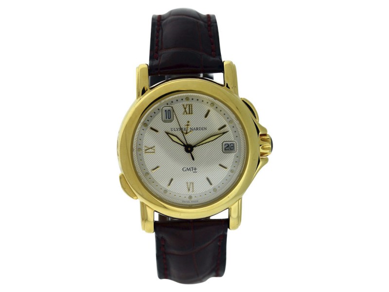 Ulysse Nardin San Marco GMT 37mm Automatic in Yellow gold
