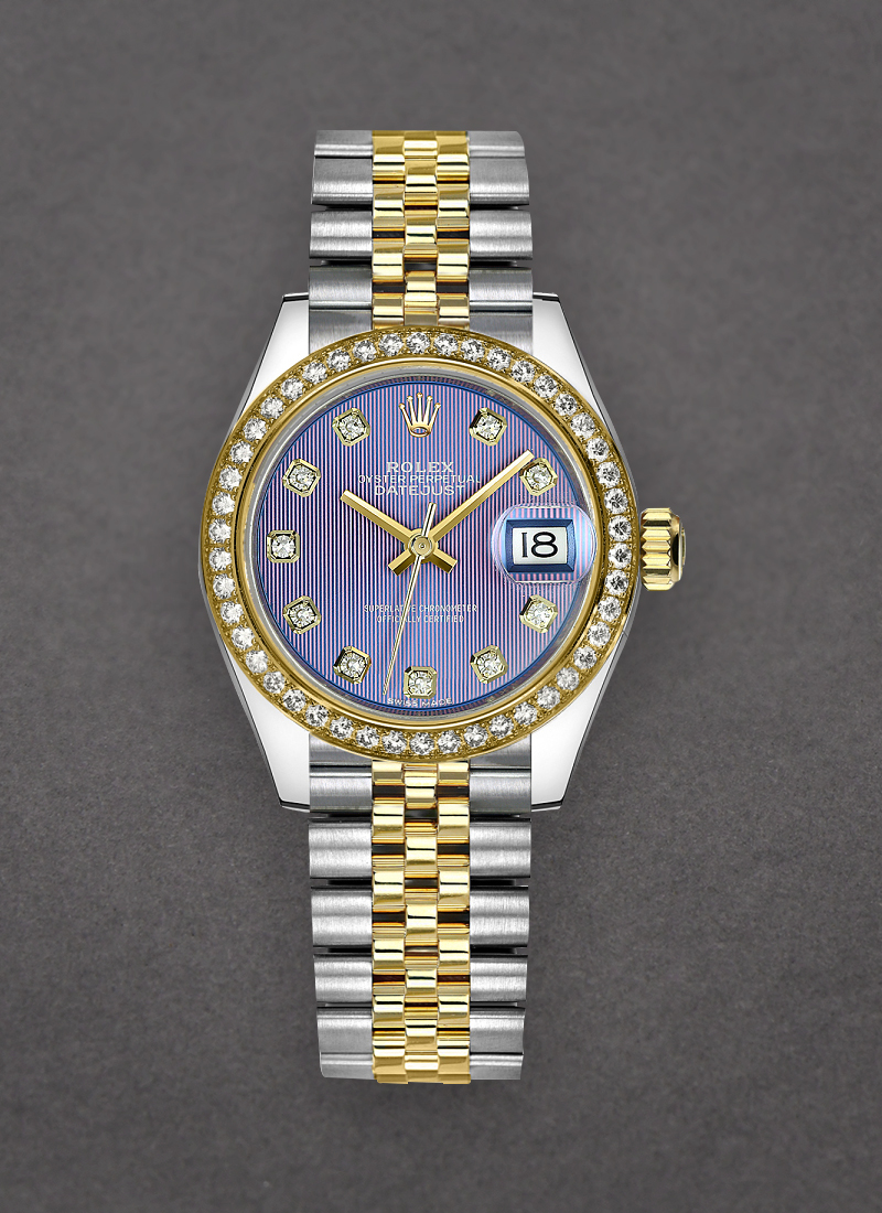 Rolex Unworn 2-Tone Datejust 28mm with Diamond Bezel