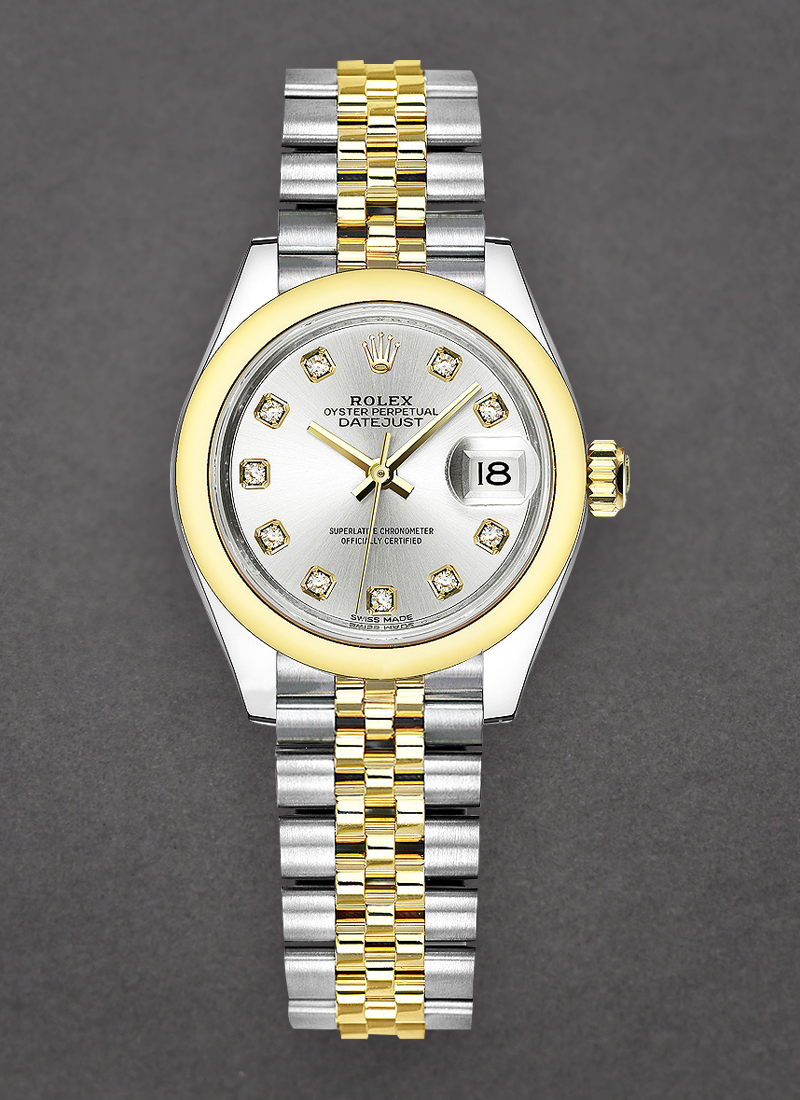 Rolex Unworn 2-Tone Datejust 28mm with Yellow Gold Bezel