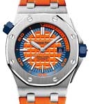 Royal Oak Offshore Diver 42mm in Steel - Boutique Special Edition on Orange Rubber Strap with Orange Dial