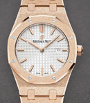 Royal Oak in Rose Gold on Rose Gold Bracelet with Silver Dial