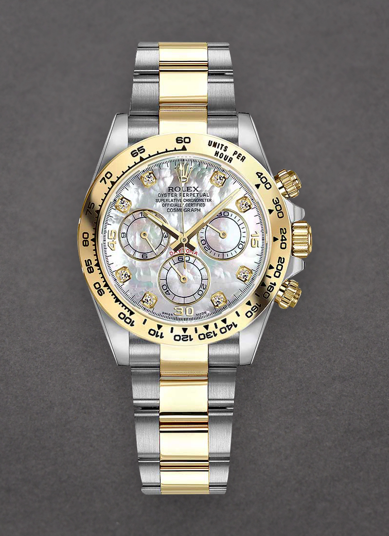 Rolex Unworn Daytona 40mm Cosmograph in Steel with Yellow Gold Bezel