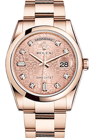 Rolex Unworn President Day-Date in Rose Gold with Smooth Bezel 
