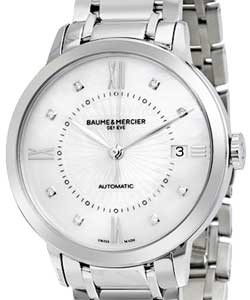 Classima 36mm in Steel on Steel Bracelet with Mother of Pearl Dial