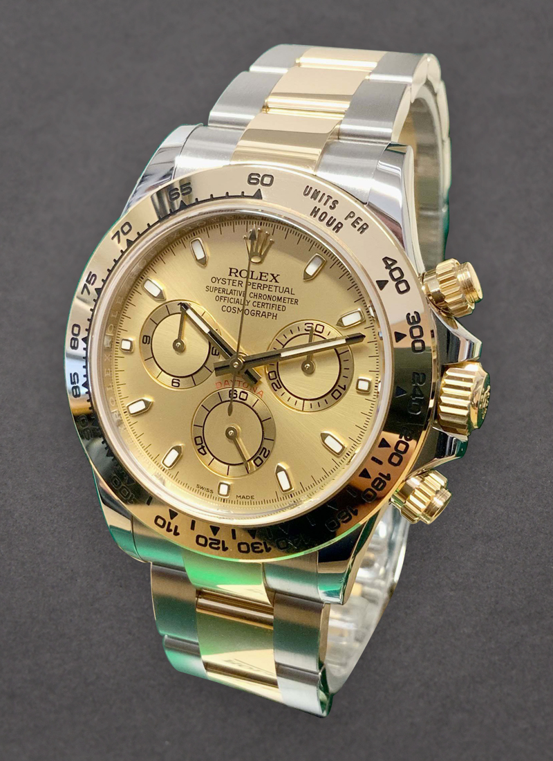 Rolex Unworn Daytona 2-Tone Cosmograph in Steel with Yellow Gold Bezel