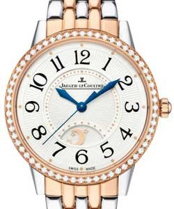 Rendez-Vous Night & Day in Steel and Pink Gold on Steel and Pink Gold with Silver Guilloche Arabic Dial