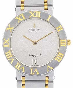 Romulus in Steel and Yellow Gold on Steel and Yellow Gold Bracelet with Silver Dial