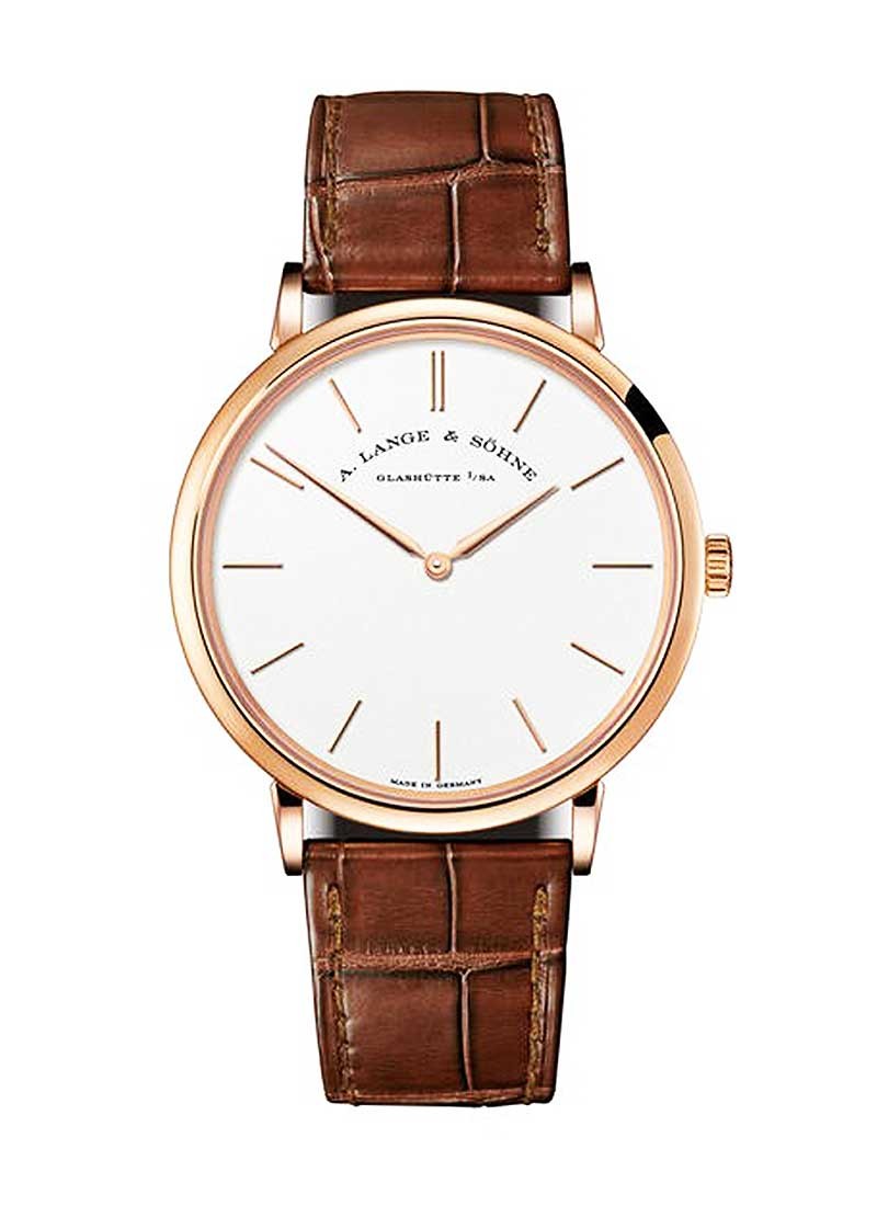 A. Lange & Sohne Saxonia Thin 40mm in Rose Gold