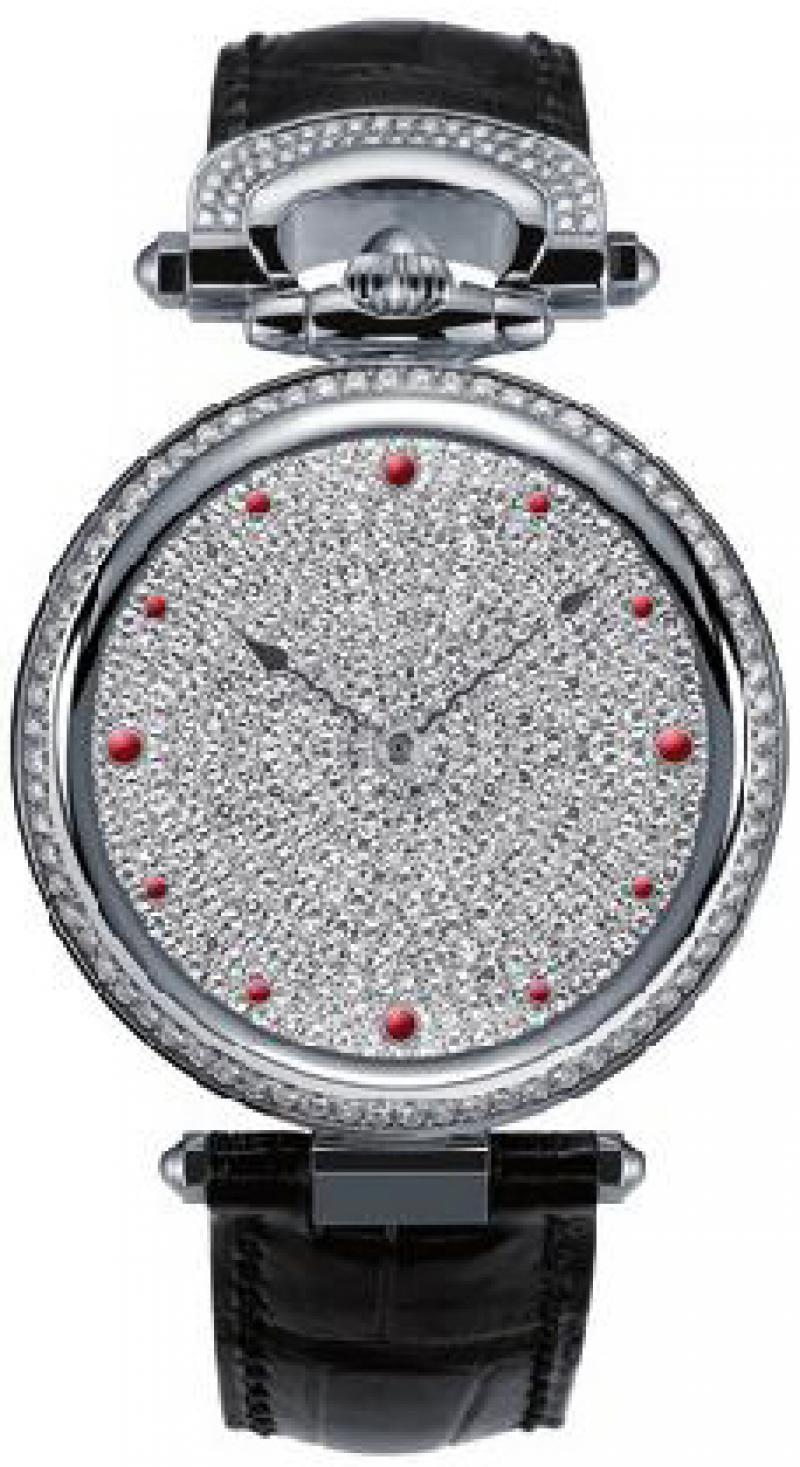 Bovet Chateau de Motiers Joaillerie in White Gold with Diamond Bezel