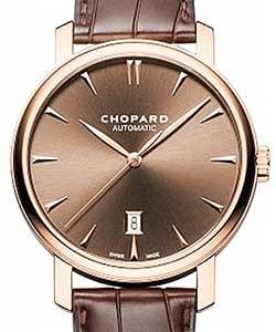 Classic Automatic in Rose Gold on Brown Leather Strap with Brown Dial