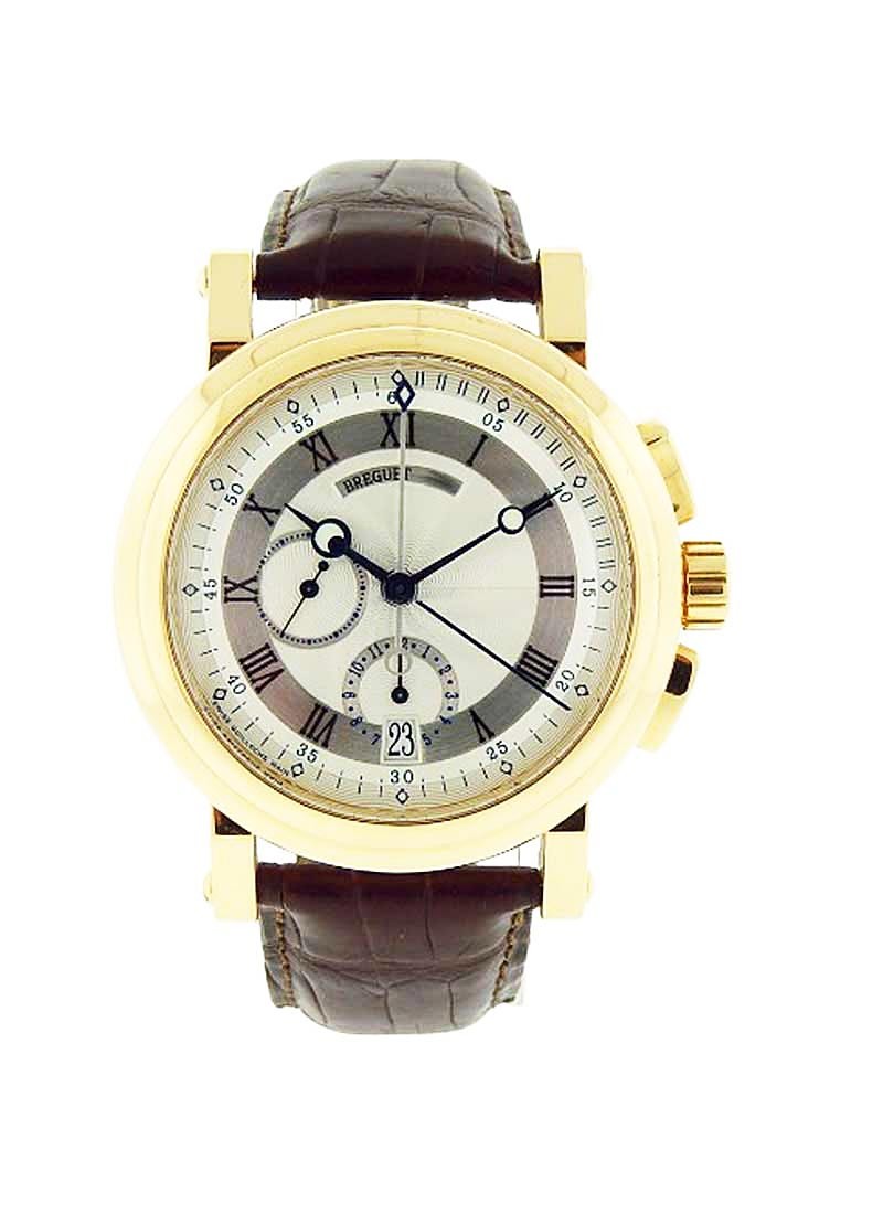 Breguet Marine II Chronograph with Date 42mm Automatic in Yellow Gold