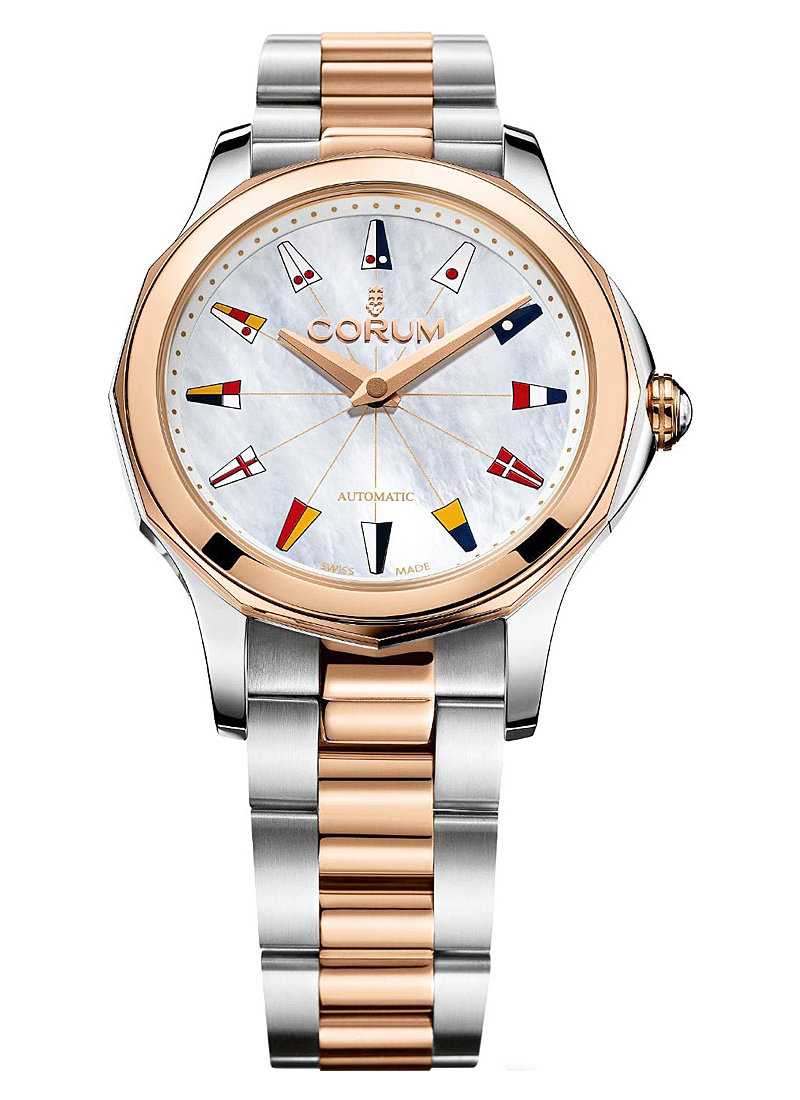 Corum Admiral's Cup Legend in Steel with Rose Gold Bezel