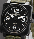 BRO1-92 Aviation in PVD Steel on Green Fabric Strap with Black Dial