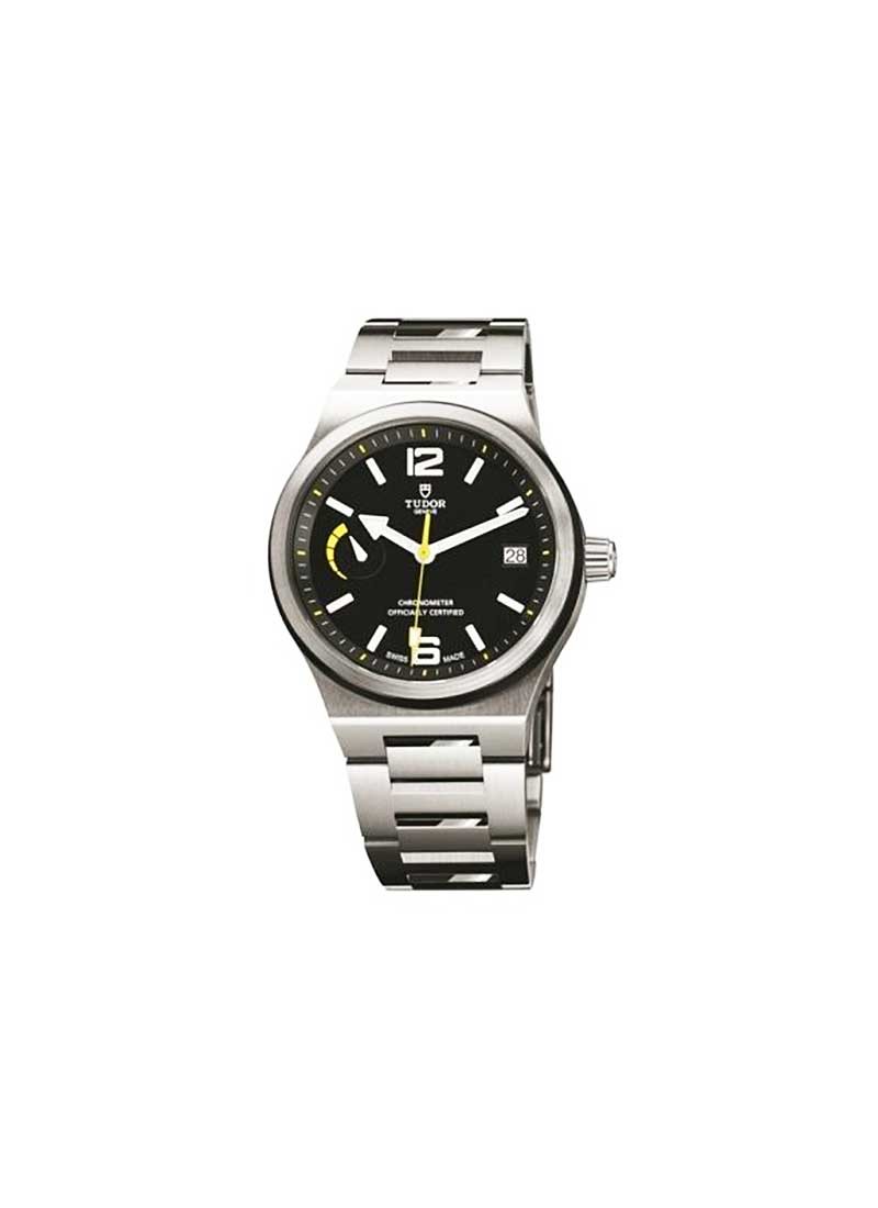 Tudor North Flag Watch in Steel with Steel and Ceramic Bezel