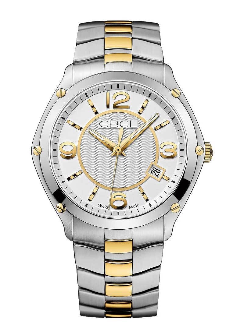 Classic Sport in Steel and Yellow Gold on Steel and Yellow Gold Bracelet with Silver Dial
