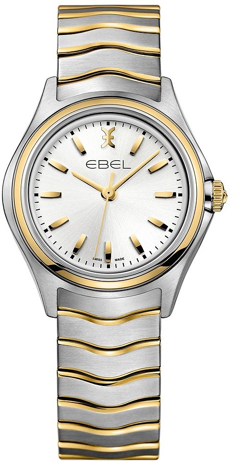 Ebel Classic Wave in Steel with Yellow Gold Bezel