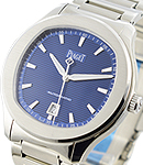 Polo 42mm in Steel on Bracelet with Blue Dial