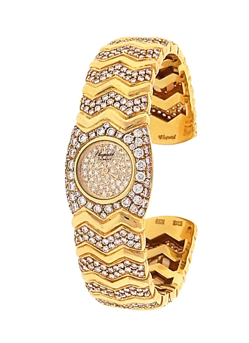 Chopard Happy Diamonds in Yellow Gold with Diamond Bezel