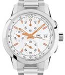 Ingenieur Chronograph 42mm in Steel on Steel Bracelet with Silver Dial