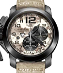 Chrnofighter Black Arrow 47mm in Black PVD Steel on Beige canvas strap with Beige Camouflage Painted Dial