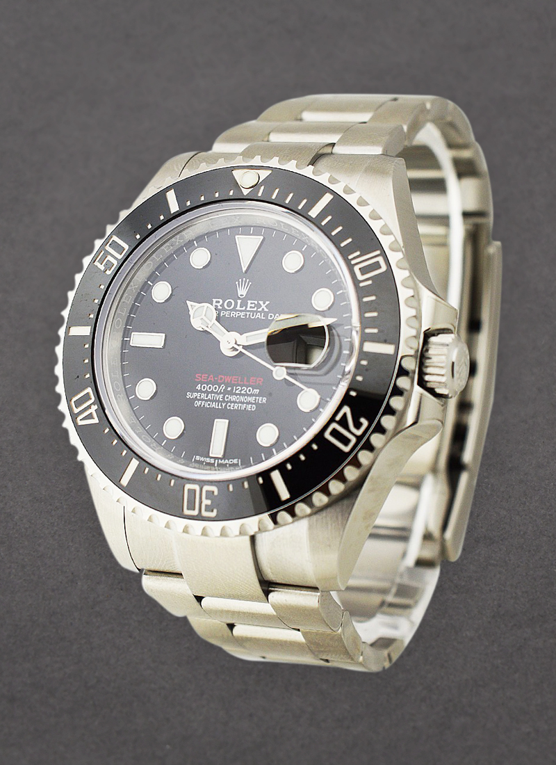 Rolex Unworn Red Sea Dweller 43mm in Steel with Black Bezel