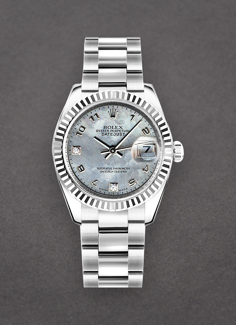 Rolex Unworn Datejust in Steel with Fluted Bezel