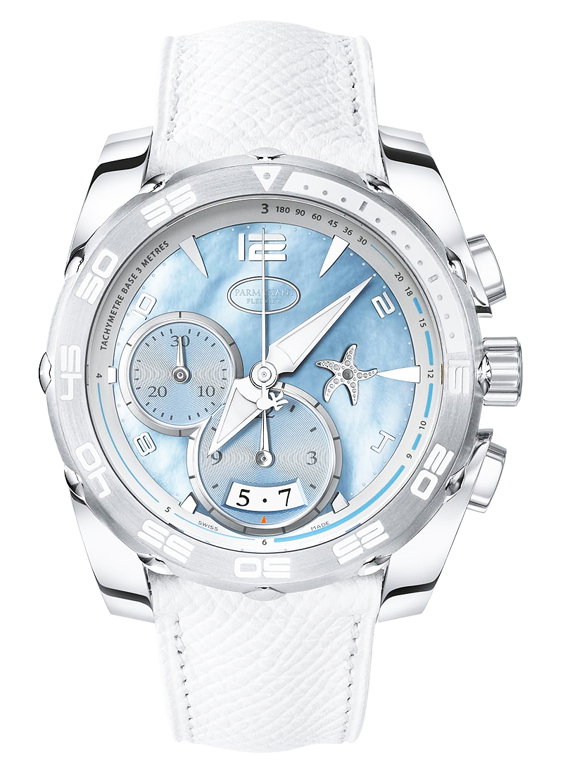 Parmigiani Pershing 002 Asteria 42mm in White Gold