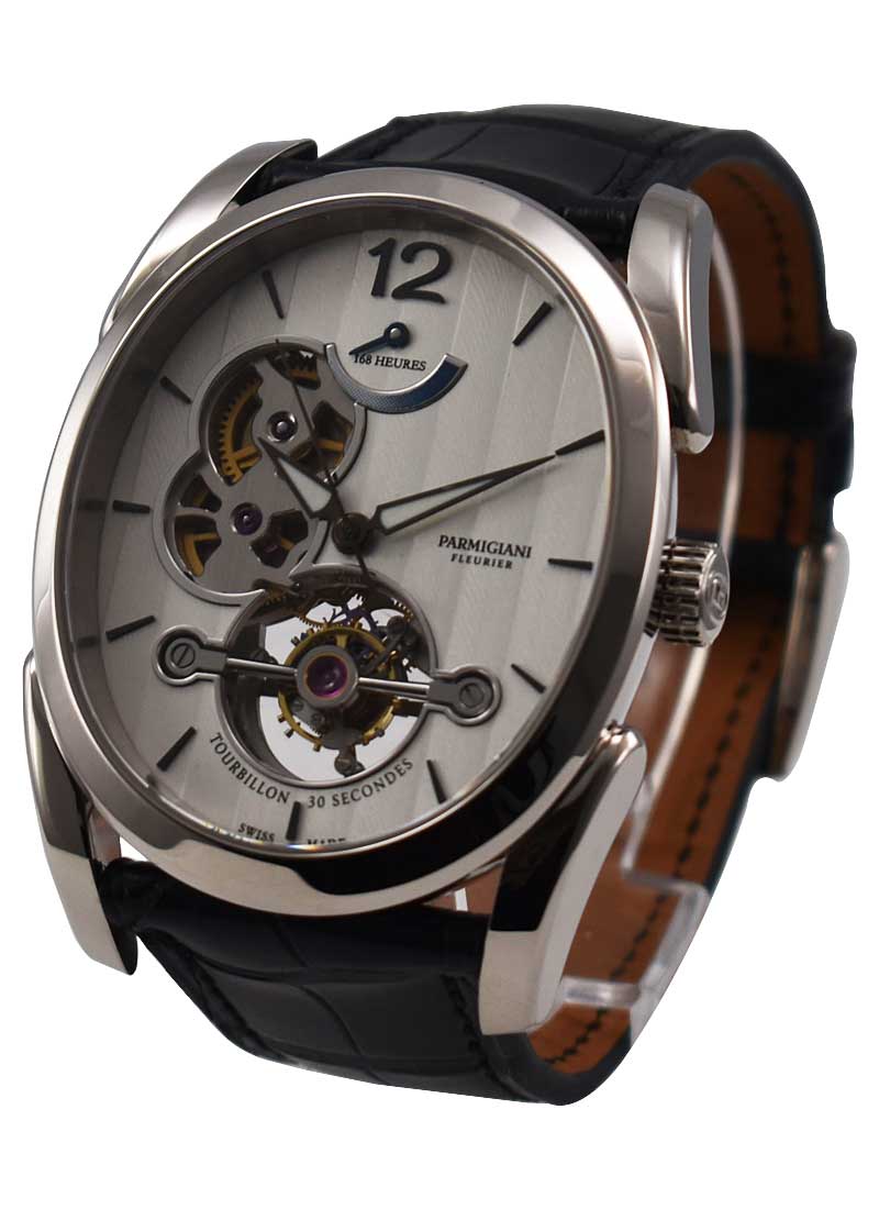 Parmigiani Ovale Tourbillon 45.0mm in White Gold PFH750-1204800-HA1441