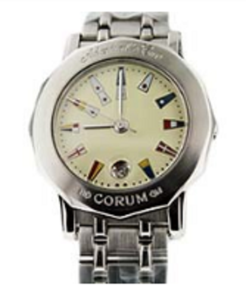 Admiral's Cup Classic in Steel on Steel Bracelet with White Dial