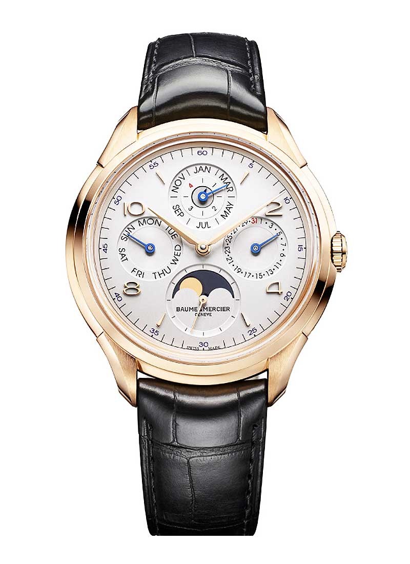 Baume & Mercier Clifton 1830 Perpetual Calendar Moonphase in Rose Gold