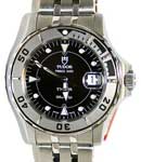 Tiger Prince Date in Steel on Steel Jubilee Bracelet with Black Dial