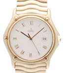 1911 with Date 35mm in Yellow Gold on Yellow Gold Braclet with Ivory-White Dial