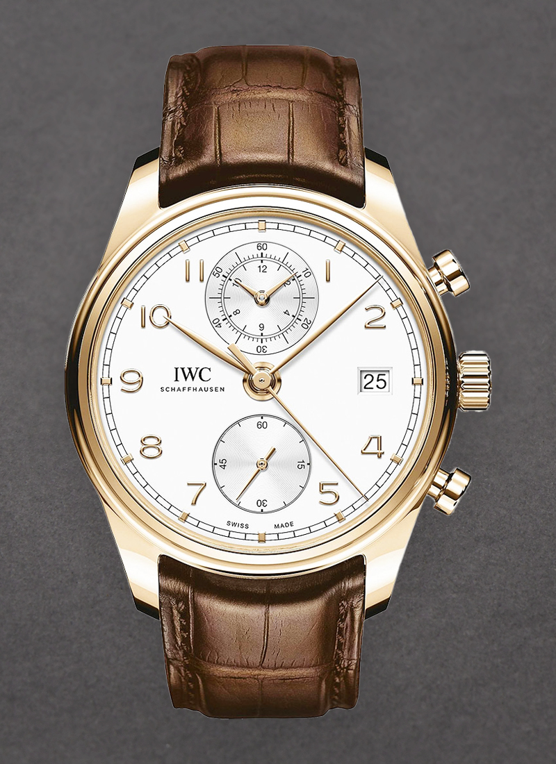 IWC Portuguese Chronograph Classic in Rose Gold