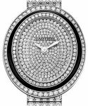 Hypnose Watch in White Gold with Diamond Bezel on White Gold Diamond Bracelet with Pave Diamond Dial