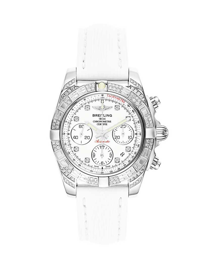 Breitling Chronomat 41 41mm Automatic in Steel with Diamonds