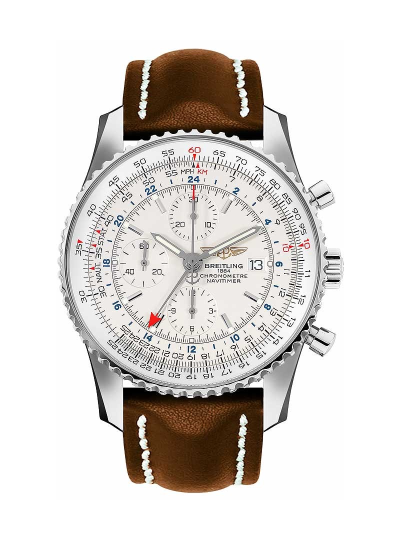 Breitling Navitimer World Chronograph Automatic in Steel