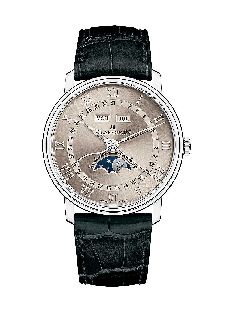 Blancpain Villeret Moonphase and Complete Calendar in White Gold
