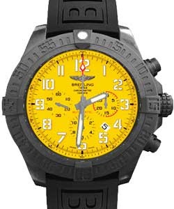 Avenger Hurricane Chronograph in Ultralight Polymer on Black Rubber Strap with Yellow Dial