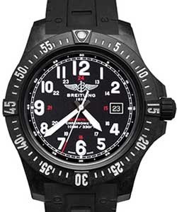 Colt Skyracer in Breitlight with Gasket Bezel on Black Rubber Strap with Black Dial
