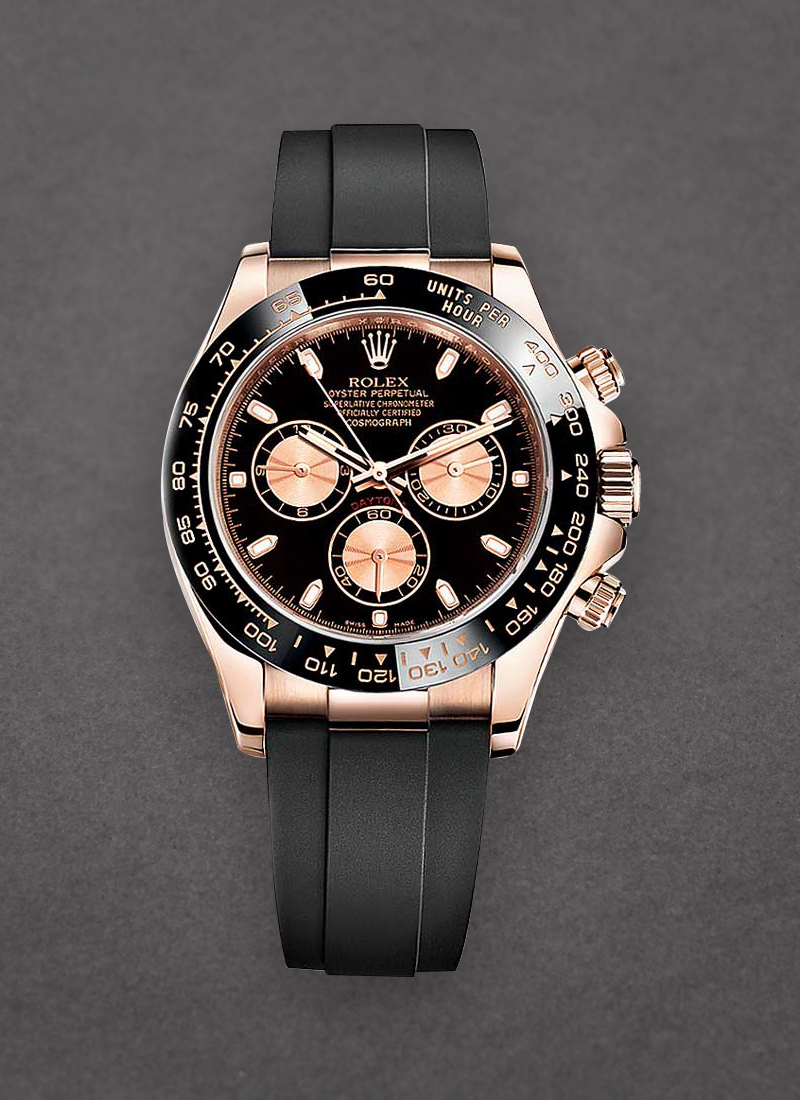 Rolex Unworn Daytona Cosmograph in Rose Gold with Black Ceramic Bezel