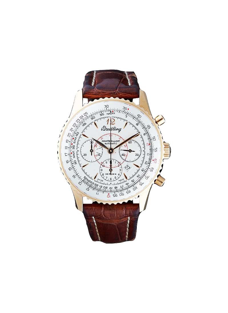 Breitling Navitimer Montbrillant Chronograph in Yellow Gold