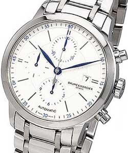 Classima Chronograph 42mm in Steel on Steel Braclet with Silver Dial