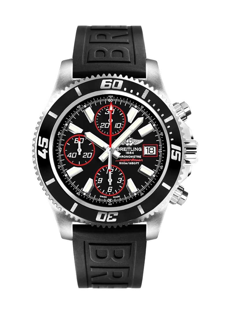 Breitling Superocean Abyss Chronograph II in Steel with Black Bezel