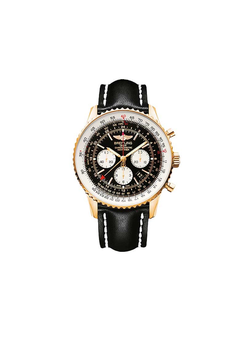 Breitling Navitimer GMT Chronograph in Rose Gold - Limited Edition of 200 Pcs